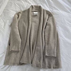 Lauren Manoogian Textured Knit Shawl Coat